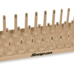 KA383FRCT — 3/8" SAE 3-Row Post-Style Socket Tray (Combat Tan)