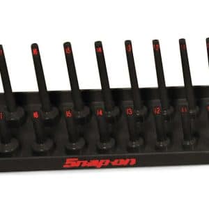 KA38METBK — 3/8" Metric Post Socket Tray (Gloss Black)