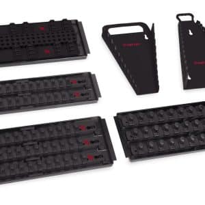 KAERNADD6BK — 6 pc Socket/Wrench/Bit Organizer Set (Black)