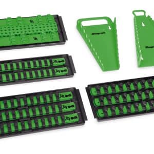 KAERNADD6GN — 6 pc Socket/Wrench/Bit Organizer Set (Green)
