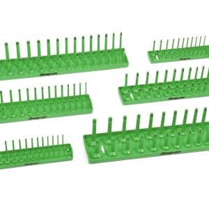 KAHNSX6GN — 6 pc 2-Row SAE/Metric Post Socket Tray Set (All Drive Sizes)
