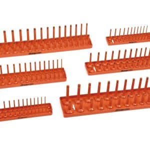 KAHNSX6OR — 6 pc 2-Row SAE/Metric Post Socket Tray Set (All Drive Sizes)
