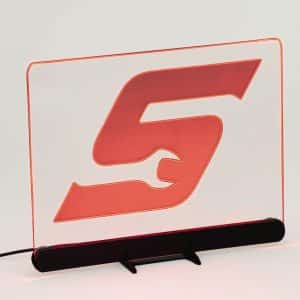 KALED8X11R — Full Logo Panel Light (Red)