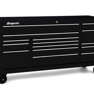 KCP2423PC — 73" 15-Drawer Triple-Bank Classic Series Roll Cab with Power Drawer (Gloss Black)