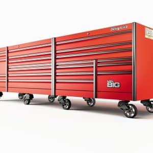 KEXP724A0PBO — 144" 22 Drawer Four Bank EPIQ™ Series Roll Cab with PowerDrawer (Red)