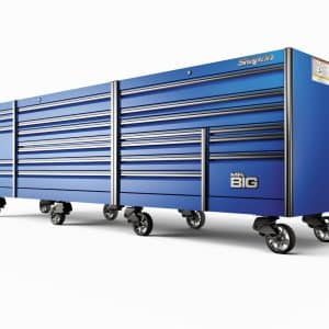 KEXP724A0PCM — 144" 22 Drawer Four Bank EPIQ™ Series Roll Cab with PowerDrawer (Royal Blue)