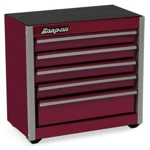 KMC922APL — Five-Drawer Micro Roll Cab (Deep Cranberry)