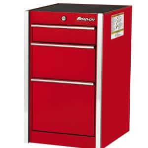 KMP799PBO — 19-3/4" Three-Drawer Masters 700 Series End Cabinet with PowerDrawer (Red)