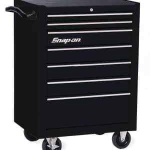 KRA2007FPC — 26" Seven-Drawer Single Bank Heritage Series Roll Cab (Gloss Black)