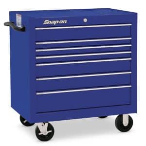 KRA2407PCM — 36" Seven-Drawer Single Bank Classic Series Roll Cab (Royal Blue)