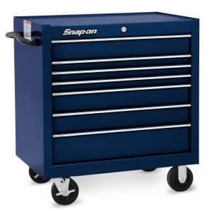 KRA2407PDG — 36" Seven-Drawer Single Bank Classic Series Roll Cab (Midnight Blue)