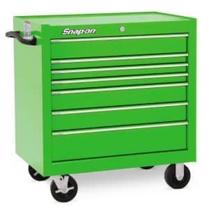 KRA2407PJJ — 36" Seven-Drawer Single Bank Classic Series Roll Cab (Extreme Green)