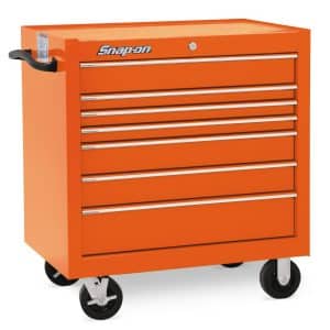 KRA2407PJK — 36" Seven-Drawer Single Bank Classic Series Roll Cab (Electric Orange)