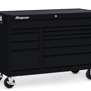 KRA2411POT — 55" 11-Drawer Double-Bank Classic Series Roll Cab (Flat Black with Black Trim and Blackout Details)