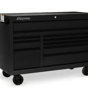 KRA2422POT — 55" 10-Drawer Double-Bank Classic Series Roll Cab (Flat Black with Black Trim and Blackout Details)