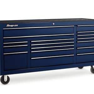 KRA2423PDG — 73" 17-Drawer Triple-Bank Classic Series Roll Cab (Midnight Blue)