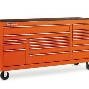KRA2423PJK — 73" 17-Drawer Triple-Bank Classic Series Roll Cab (Electric Orange)