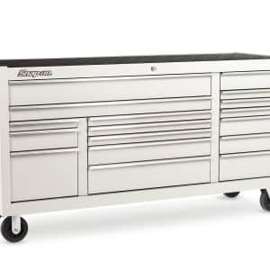 KRA2423PU — 73" 17-Drawer Triple-Bank Classic Series Roll Cab (White)