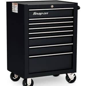 KRA4008FPC — 26" Eight-Drawer Single Bank Heritage Series Roll Cab (Gloss Black)