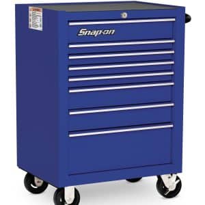 KRA4008FPCM — 26" Eight-Drawer Single Bank Heritage Series Roll Cab (Royal Blue)