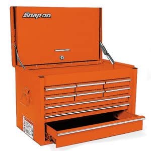 KRA4059FPJK — 26" Nine-Drawer Top Chest (Electric Orange)