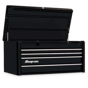 KRA4114FPC — Four-Drawer Heritage Series Top Chest (Gloss Black)
