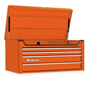 KRA4114FPJK — Four-Drawer Heritage Series Top Chest (Electric Orange)