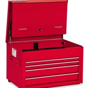 KRA6210FPBO — 36" Four-Drawer Heavy-Duty Road Chest with Side Handles (Red)