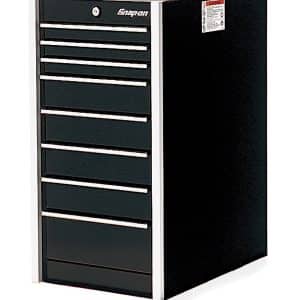 KRL1011APC — 19" Eight-Drawer Single Bank Masters Series End Cab (Gloss Black)