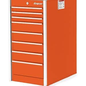 KRL1011APJK — 19" Eight-Drawer Single Bank Masters Series End Cab (Electric Orange)