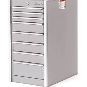 KRL1011APKS — 19" Eight-Drawer Single Bank Masters Series End Cab (Arctic Silver)
