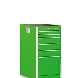 KRL1098PJJ — 19" Six-Drawer Single Bank Masters Series End Cabinet (Extreme Green)