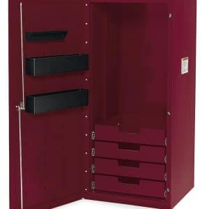 KRL712BPM — 24" Four-Drawer Masters Series Locker (Deep Cranberry)