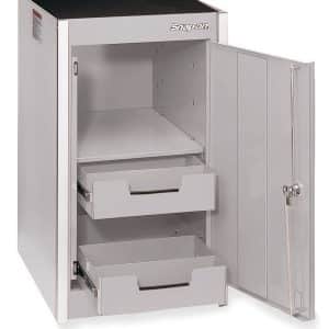 KRL715BPKS — 19" Two-Drawer Single Bank Masters Series Bulk End Cab (Arctic Silver)