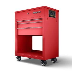 KRSC323PBO — 32" Three-Drawer Roll Cart (Red)