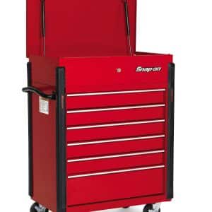 KRSC326FPBO — 32" Six-Drawer Compact Roll Cart (Red)