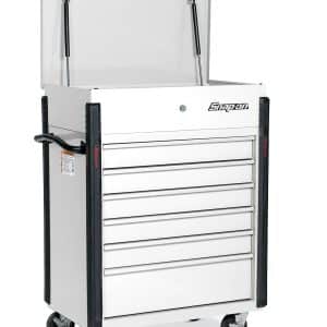 KRSC326FPU — 32" Six-Drawer Compact Roll Cart (White)