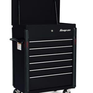KRSC326FPC — 32" Six-Drawer Compact Roll Cart (Gloss Black)