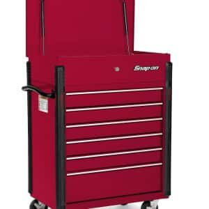 KRSC326FPJH — 32" Six-Drawer Compact Roll Cart (Candy Apple Red)