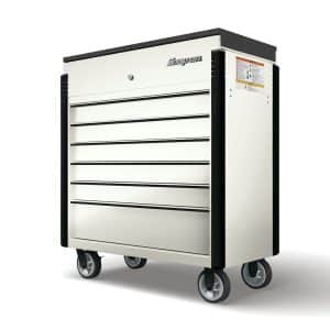KRSC430APDC7 — 40" Sliding Lid Eight-Drawer Stainless Lid Shop Cart