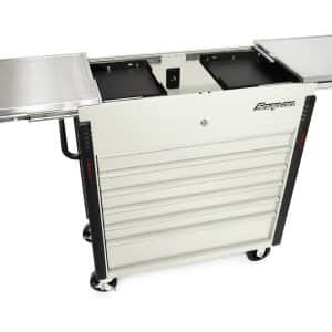 KRSC430APU1 — 40" Sliding Lid Eight-Drawer Stainless Steel Lid Shop Cart