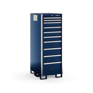 KSNE101AAPCN — 10-Drawer Narrow Eye-Level (Royal Blue w/Brushed Trim)