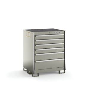 KSPC061AAZBB — Six-Drawer Standard Plus Counter (Arctic Silver w/Brushed Trim)