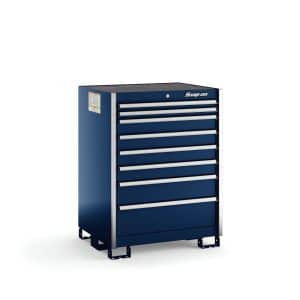 KSPS081AAPCN — Eight-Drawer Standard Plus Standing Counter (Royal Blue w/Brushed Trim)