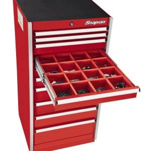 KSSE101AAPBN — 10-Drawer Standard Eye-Level (Red with Brushed Trim)