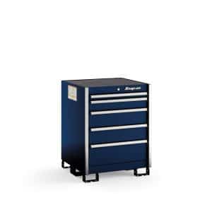KSST051AAPCN — Five-Drawer Standard Tall Bench (Royal Blue with Brushed Trim)