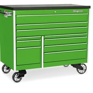 KTL1022APJJ7 — 54" 10-Drawer Double-Bank Masters Series Bed Liner Top Roll Cab (Extreme Green)