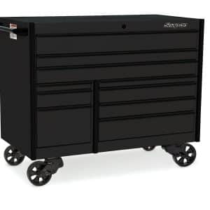 KTL1022APOT — 54" 10-Drawer Double-Bank Masters Series Roll Cab (Flat Black w/Black Trim)