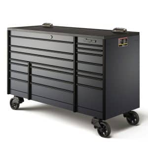 KTL1023APWZ8 — 72" 18-Drawer Triple-Bank Masters Series Bed Liner PowerTop™ Roll Cab (Storm Gray w/Black Trim)