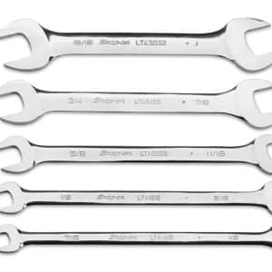 LTA805K — 5 pc SAE 15° Offset Low Torque Slimline Open-End Wrench Set (7/16–1")
